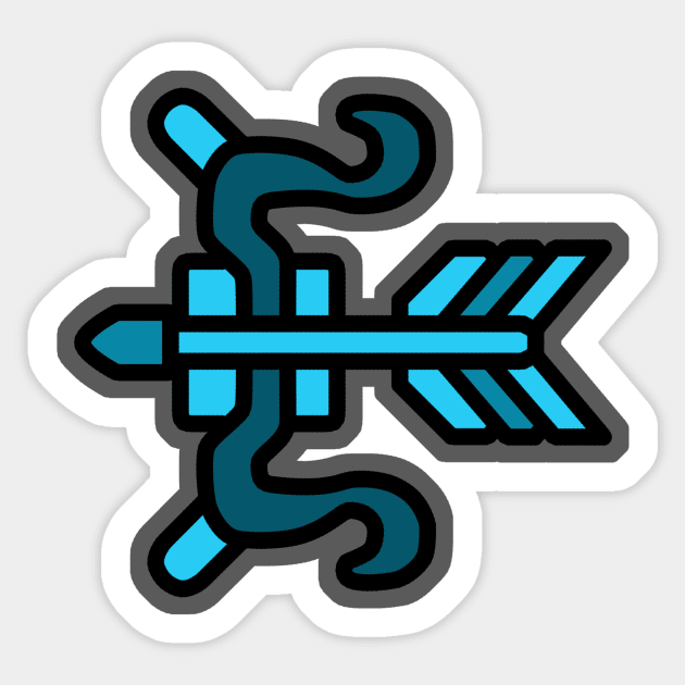 Bow | Monster Hunter Sticker by YhaniDoriasArts